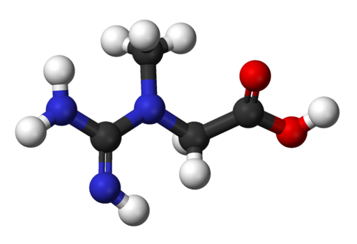 Chemical Diagram of Creatine Molecule
