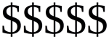dollar signs icon